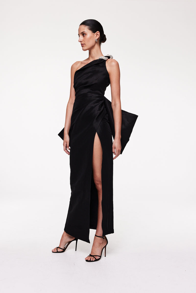 Rachel Gilbert | MARCO GOWN - BLACK